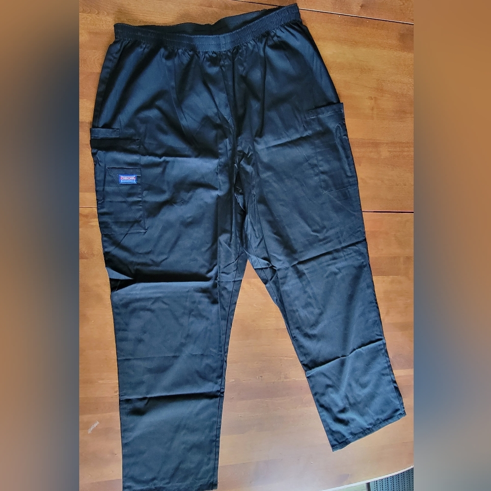 Cherokee Tapered Pull-On Cargo Pant, XL Black